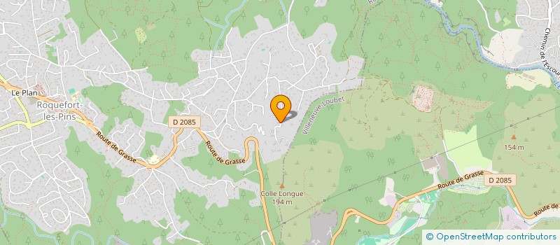 localisation de l'entreprise SCI VALUC à ROQUEFORT-LES-PINS