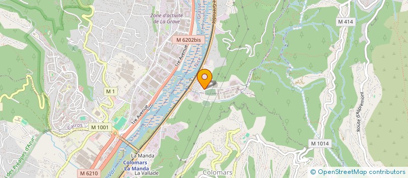 localisation de l'entreprise SCI VALVAR  CASTAGNIERS