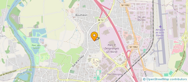 localisation de l'entreprise SCI VALVEP  ANDREZIEUX-BOUTHEON