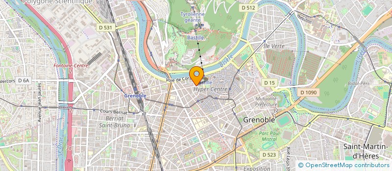 localisation de l'entreprise SCI VALVERC  GRENOBLE