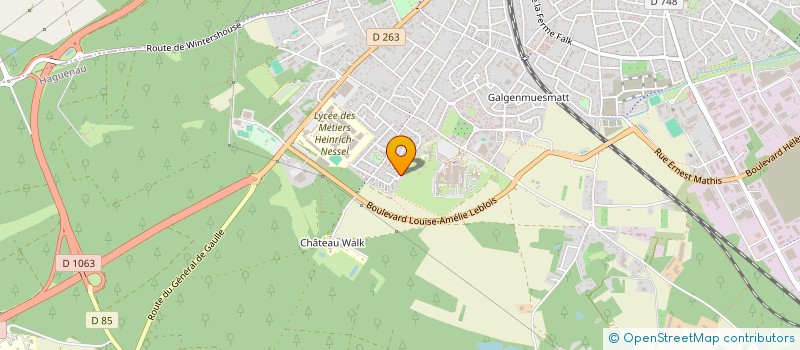 localisation de l'entreprise SCI VALVERDE  HAGUENAU