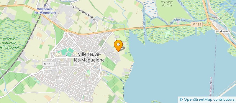 localisation de l'entreprise SCI VALVIC  VILLENEUVE-LES-MAGUELONE