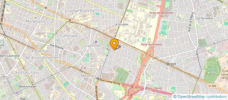 localisation de l'entreprise SCI VALY  BRON