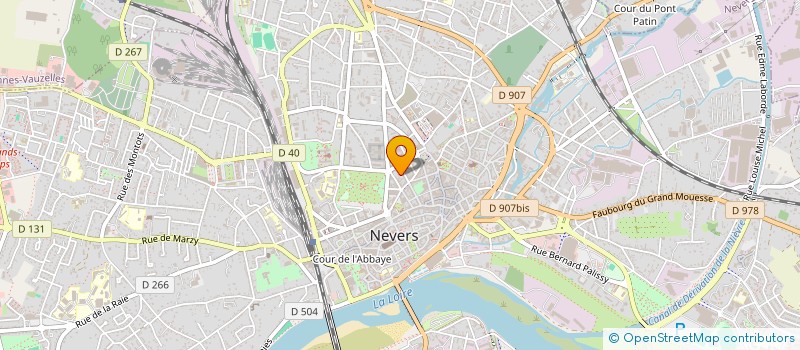 localisation de l'entreprise SCI VALY à NEVERS