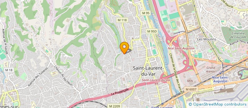 localisation de l'entreprise SCI VALY à SAINT-LAURENT-DU-VAR