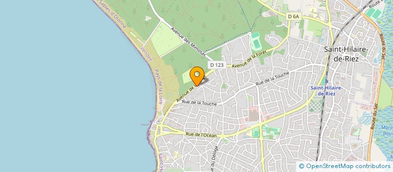 localisation de l'entreprise SCI VALY à SAINT-HILAIRE-DE-RIEZ
