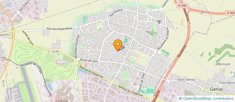 localisation de l'entreprise SCI VALYON  CHASSIEU