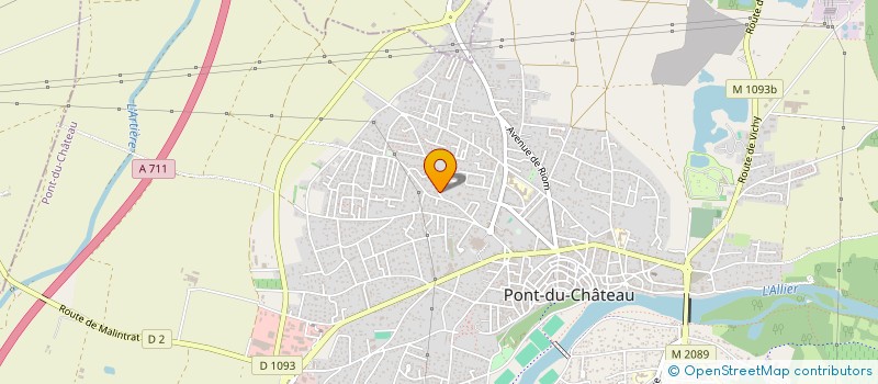 localisation de l'entreprise SCI VAM  PONT-DU-CHATEAU