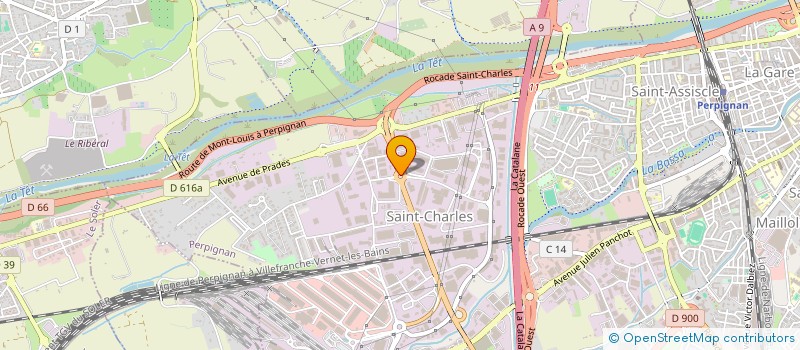 localisation de l'entreprise SCI VAMA à PERPIGNAN