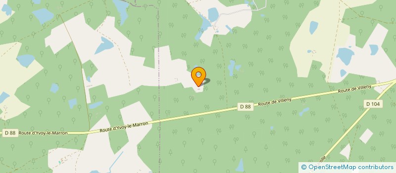 localisation de l'entreprise SCI VAMA  YVOY LE MARRON