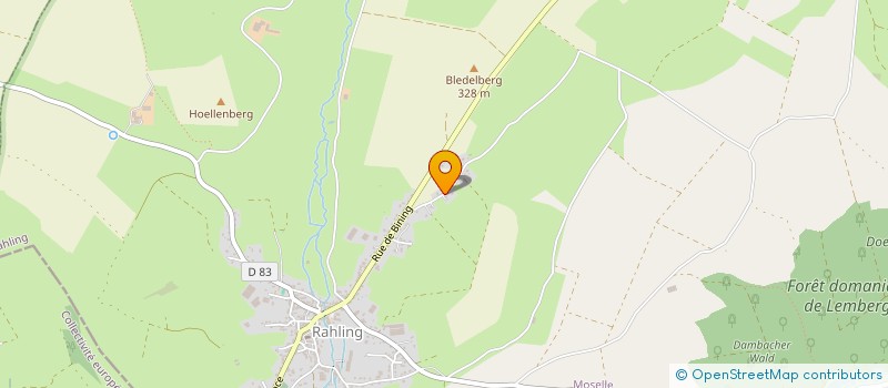 localisation de l'entreprise SCI VAMAEM  RAHLING