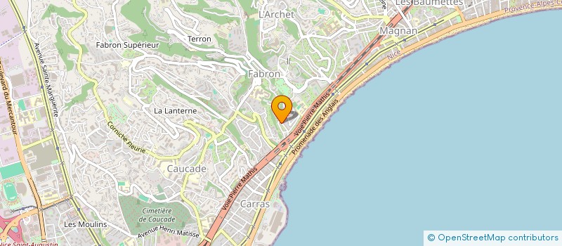 localisation de l'entreprise SCI VAMAFA à NICE