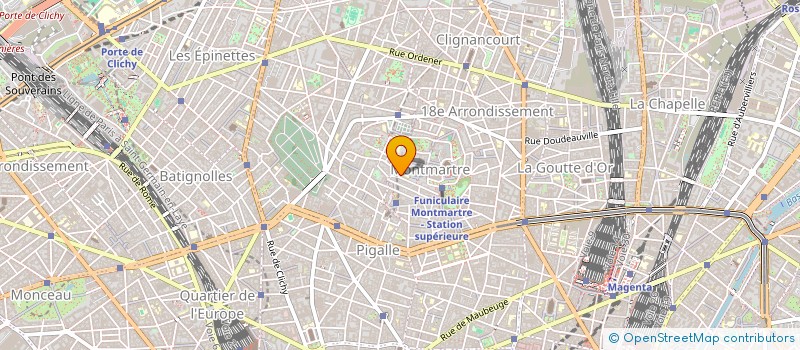 localisation de l'entreprise SCI VAMAFAJA  PARIS