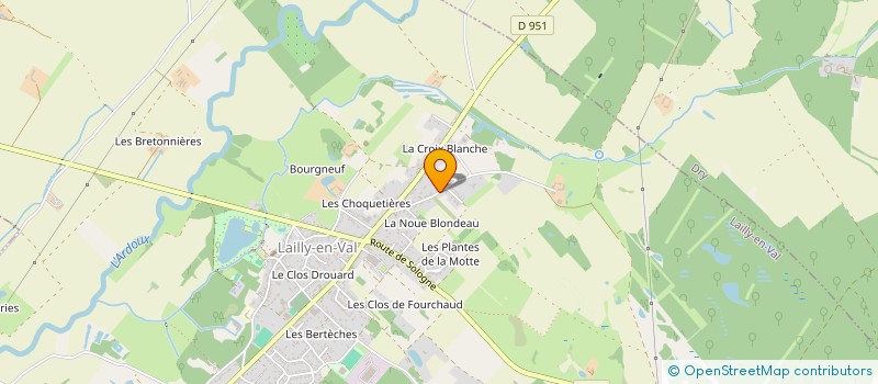 localisation de l'entreprise SCI VAMAR à LAILLY-EN-VAL