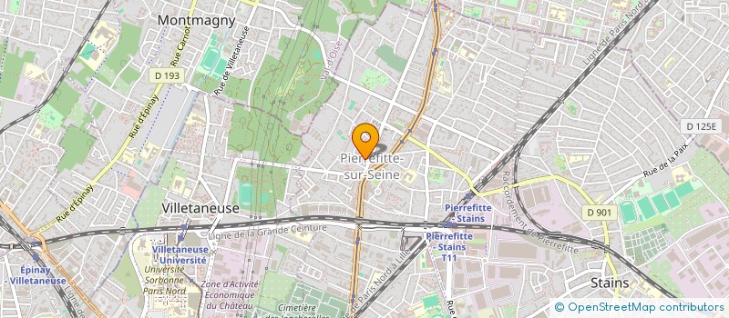 localisation de l'entreprise SCI VAMI à PIERREFITTE-SUR-SEINE