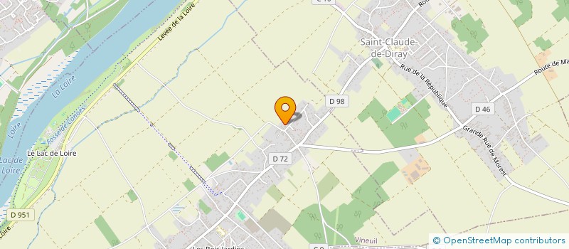 localisation de l'entreprise SCI VAMP 3  VINEUIL