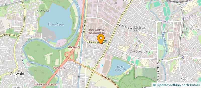 localisation de l'entreprise SCI VAMPO  STRASBOURG