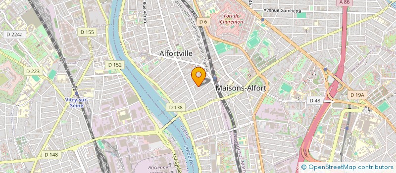 localisation de l'entreprise SCI VAN à ALFORTVILLE