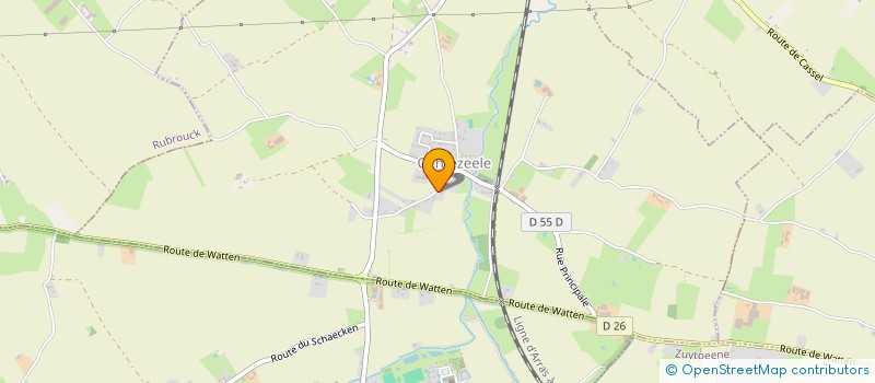 localisation de l'entreprise SCI VAN DE PASTORIE  CASSEL