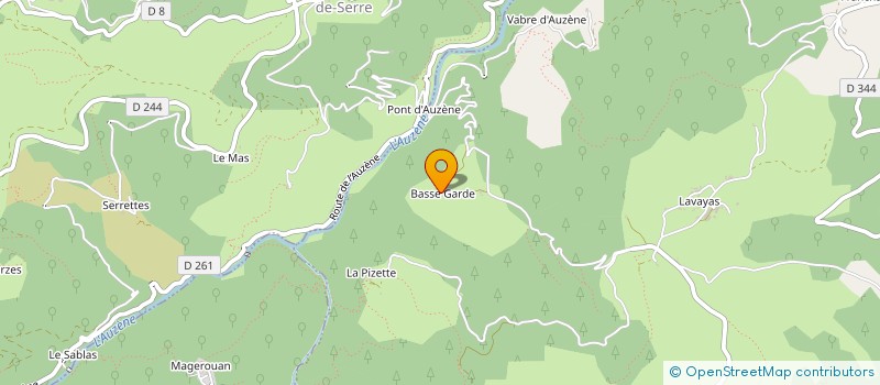 localisation de l'entreprise SCI VAN ES FOKKENS - LA GARDE  PRANLES