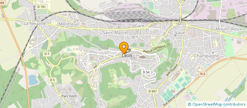 localisation de l'entreprise SCI VAN GOGH à LAON