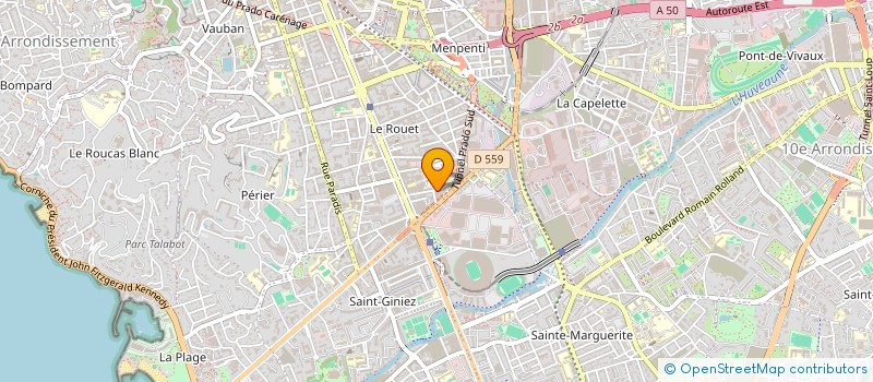localisation de l'entreprise SCI VAN GOGH à MARSEILLE