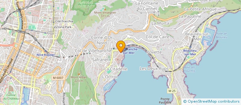 localisation de l'entreprise SCI VAN GRINSVEN à VILLEFRANCHE-SUR-MER