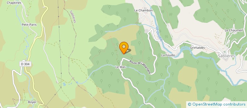 localisation de l'entreprise SCI VAN HOOF  BOISSET-ET-GAUJAC