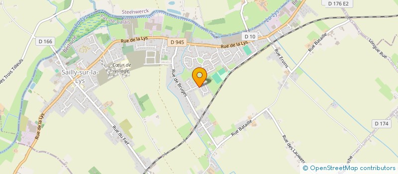 localisation de l'entreprise SCI VAN QUICKELBORNE  SAILLY-SUR-LA-LYS