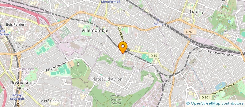 localisation de l'entreprise SCI VAN ROOMEN à VILLEMOMBLE