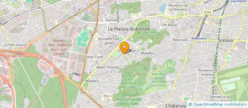 localisation de l'entreprise SCI VAN'S à LE PLESSIS-ROBINSON