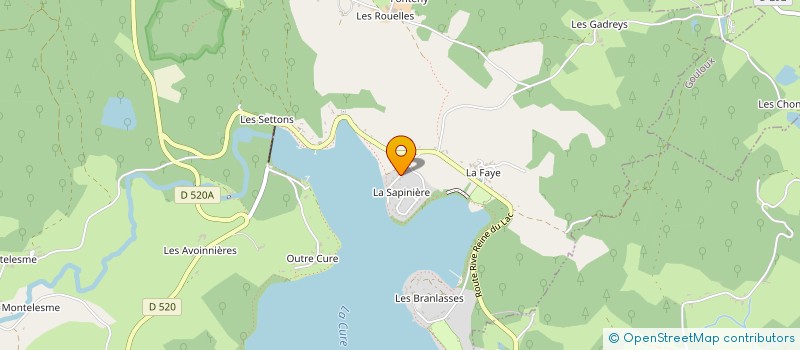 localisation de l'entreprise SCI VAN VLIET-KOCX à MONTSAUCHE LES SETTONS