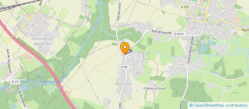 localisation de l'entreprise SCI VAN WY  LOUVIL