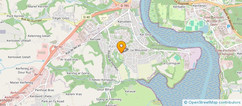 localisation de l'entreprise SCI VANA  PLOMELIN