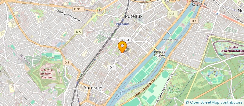 localisation de l'entreprise SCI VANAEL à SURESNES