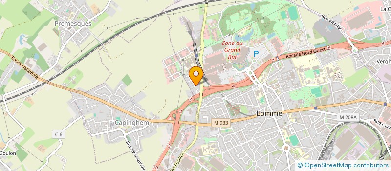 localisation de l'entreprise SCI VANAR  LILLE