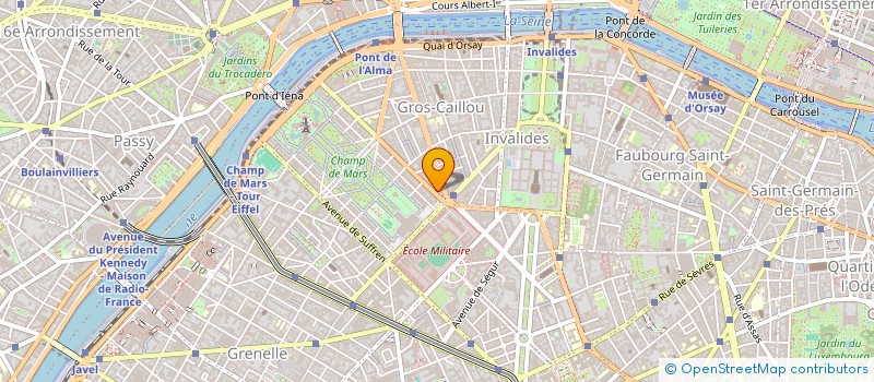 localisation de l'entreprise SCI VANAUD  PARIS