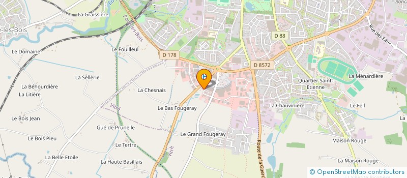 localisation de l'entreprise SCI VANBALBERGHE  VITRE