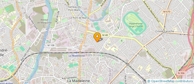 localisation de l'entreprise SCI VANBARTIMMO à MARCQ-EN-BARŒUL