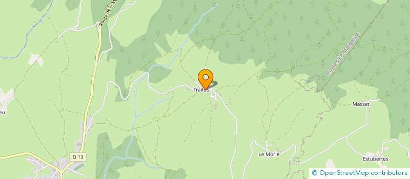 localisation de l'entreprise SCI VANBRES à RUYNES-EN-MARGERIDE