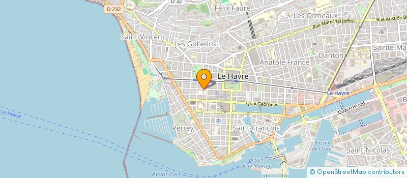 localisation de l'entreprise SCI VANCI à LE HAVRE