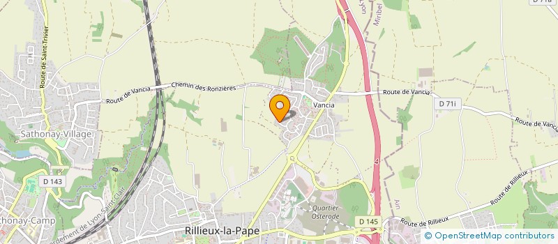 localisation de l'entreprise SCI VANCIA  MONTLUEL