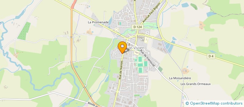 localisation de l'entreprise SCI VANCILLI LEPINE  COSSE-LE-VIVIEN