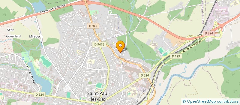 localisation de l'entreprise SCI VANCOLOR  SAINT-PAUL-LES-DAX