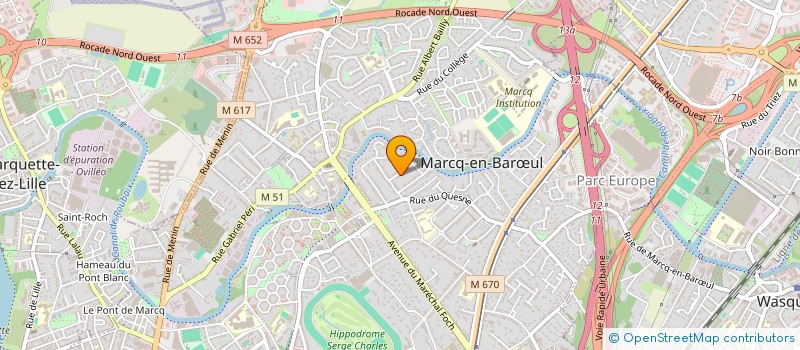localisation de l'entreprise SCI VANCOS à MARCQ-EN-BARŒUL