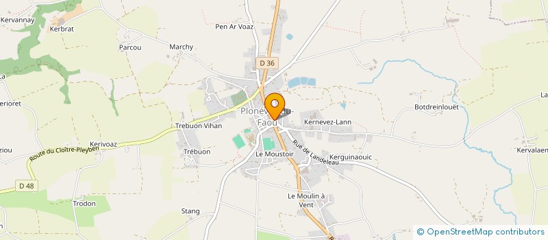 localisation de l'entreprise SCI VANCOUVER  PLONEVEZ-DU-FAOU