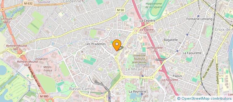 localisation de l'entreprise SCI VANCOUVER  TOULOUSE