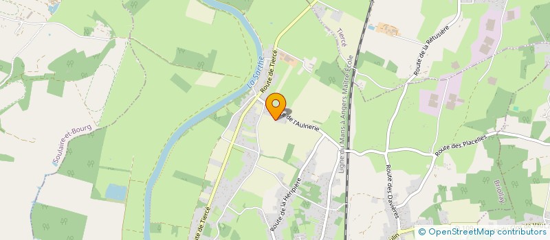 localisation de l'entreprise SCI VANDA à TIERCE