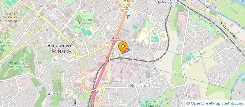 localisation de l'entreprise SCI VANDEBROUCK  HEILLECOURT