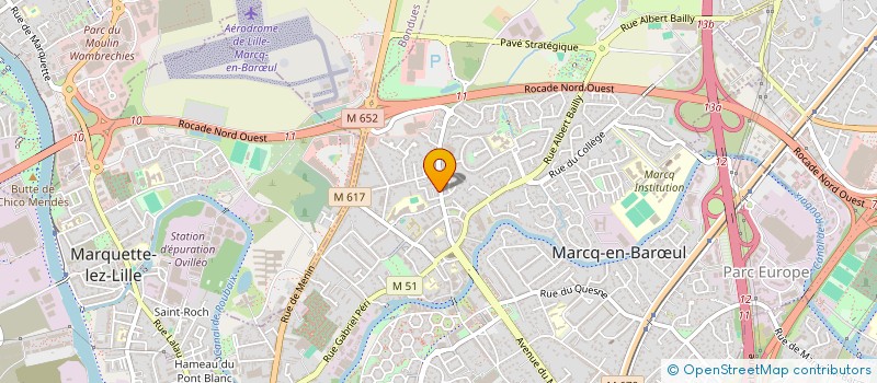 localisation de l'entreprise SCI VANDEKER à MARCQ-EN-BARŒUL